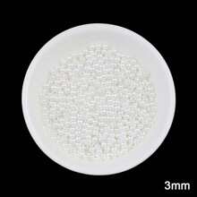 1pack 3-14mm Of White Faux Pearl Round Beads DIY Decoration
