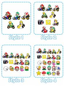 Sanrio Super Mario , Pvc Soft Rubber Shoe Accessories, DIY , Shoe Buckles, Shoe Flowers, Shoe Ornaments