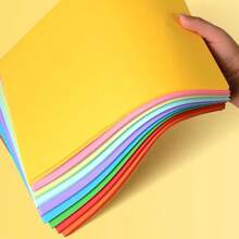 Vibrant Assorted Color Paper Sheets 100pcs For Decorating Drawing Origami Construction Printing Scrapbooking Card Making DIY Arts & Crafts Ideal For School Kindergarten Home Projects Girls Boys, School Supplies,Back To School