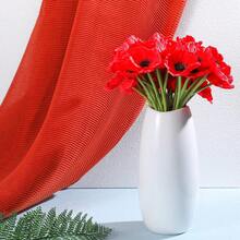 1/6/12pcs Artificial Poppy Flowers, 29cm Fake Flowers, Suitable For Wall, Living Room, Bedroom, Wedding, Party Decoration, Tabletop Decor. Home, Desktop, Kitchen, Wedding, Dining Table, Center Piece, Office, Garden, Outdoor, House, Yard Decoration, Suitable For Spring, Summer, Autumn, Winter. - Red - View 4