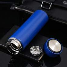 Simple Vacuum Insulated Cup, Stainless Steel Double-Layer Business Straight Cup, Portable Creative Gift, Customized Water Cup, 1pc