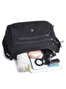 Nova Bolsa de Viagem Casual e Externa de Grande Capacidade, Leve e À Prova d'Água, com Bolsos Múltiplos, Moda Transversal Elegante para Mulheres