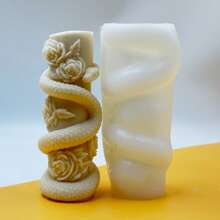 Stampo per candele in silicone di forma elegante a serpente
