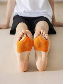 分趾半拖半掌袜子防磨隐形袜子女夏季薄款前掌防滑 - 彩色 - 查看 3