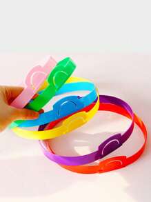 BELLKIDS 6 szt. wkładanych opasek na głowę, 6 kolorów, regulowana opaska, interaktywne gry, kolorowe narzędzia edukacyjne, gry edukacyjne, odpowiednie do klas, rekwizyty do gier imprezowych.