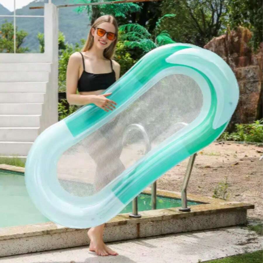 Inflatable Pool Lounger Float for Adults,Inflatable Swimming Floating ...