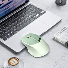 一体式无线蓝牙双模鼠标，带充电屏幕和静音操作，适用于笔记本电脑、台式机和 iPad。 - 彩色 - 查看 13