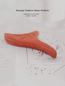 1 件木质触发点按摩刮痧工具，专业淋巴引流工具，木疗按摩工具，适用于背部腿部手部面部、刮痧、淋巴引流、脂肪团、背部抓挠器、学校、返校、旅行、旅行必需品、家居必需品、水疗、按摩工具、按摩、按摩器、水疗 - 紅木色 - 查看 3
