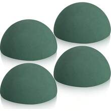 Half-Sphere Floral Foam, Suitable For Dried Flowers, Green, Spherical, Artificial Flower Arranging Craft, Bouquet Decor - Multicolor - View 5