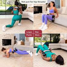 Belt Mini -  Exercise Hip Thrust Belt Mini – For Dumbbells, Kettlebells, And Plates – Slip-Resistant Padding For Hip Protection – Perfect For Gym, Home, And On-The-Go Workouts - D - 查看 5