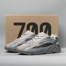 Men's Sports Shoes Outdoor Casual Dad Shoes Lightweight Non-Slip Breathable Soft Sole, Suitable Casual, Sports, Running, Stage, Party, All Seasons, Y2K Style - 700v2火山灰 - 查看 1