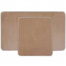 2-Piece Non-Slip Bathroom Rug Set – Soft 100% Polyester Mats With Dotted PVC Backing – Includes 50x80 Cm & 50x40 Cm Mats – Machine Washable, Durable & Quick-Drying – Ideal For Bathroom, Entryway, Kitchen, Indoor Use – Made In Turkey