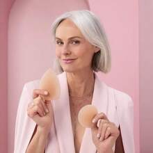 [ Value Pack Of 2 ] CAKES Invisible Chest Patch Low Collar/Bareback Special "Non Glue" Nipple Patch Say Goodbye To Sticky Feeling For Daily Necessities