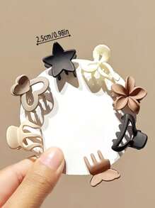 15/20/30 Stück Vielseitige Mode Zufällige Leopardenmuster Kleine Haarspangen, Lady Mini Bangs Haarnadeln, Einfache Retro Haarschmuck Clips Beauty Claw Clips