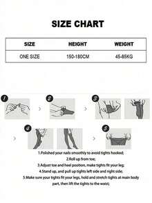1件装加大码女式哥特朋克风渔网袜，弹力黑色渔网长筒袜，百搭且适合所有季节，可用于派对、万圣节装扮、圣诞节礼物