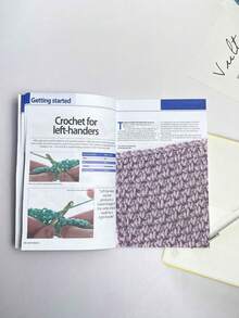 1pc Crochet Handbook For Beginners: Quickly And Easily Master Impressive Crochet Patterns In 3 Days, Making It A Great Gift For Crochet Lovers - Colorful Crochet Book With Detailed Instructions And Illustrations, Ideal For Crafters, Knitting Enthusiasts, And Yarn Art Novices,School Supplies,Back To School