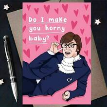 1 pieza Tarjeta divertida y juguetona para el Día de San Valentín para él o ella - Regalo humorístico para aniversario o cumpleaños con un mensaje juguetón, perfecto para esposo, novio, esposa, novia - Incluye sobre rojo