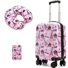 2pcs Girls Luggage Set, With Luggage Tag, 16 Inch Hard Shell Suitcase, Spinner Wheels, Girls Carry-On Travel Trolley Bag - Luggage Set 2 - View 11