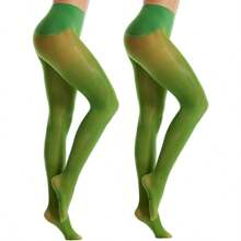 Frola Oil Shiny Stockings Pantyhose 360°Seamless Crotch High Waist Smooth Tights For Women