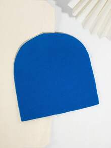 男女通用马卡龙色纯色针织便帽，Y2K 街头潮流亚克力帽秋季装