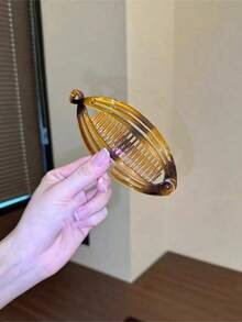 Set de 3 piezas/2 piezas de pinzas para el cabello onduladas mate, pinzas para cola de caballo de fiesta en la playa, ganchos para el cabello, pinzas para el cabello tipo banana - Hueco multicolor - Ver 14