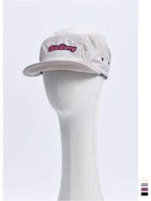 1pc Soft Top Triangle Logo 5-Panel Quick-Dry Baseball Cap, Minimalist Casual Versatile Adjustable Snapback Hat With Stitched Mountain Peak & Letter, Spring/Summer Lightweight Sun Protection Outdoor Sports Cap,Beach,Holiday - Flat Eaves Quick Drying - View 56