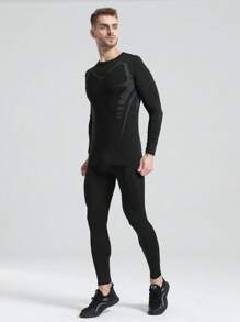 Men's Autumn/Winter Sports & Casual Tracksuit Set, Suitable For Running, Basketball, Gym