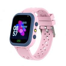 Orologio smart GPS per bambini da 3 a 15 anni, con funzioni di tracciamento in tempo reale, impermeabile, telefono cellulare, video chat, SOS, allarme, fotocamera, recinzione geografica, contapassi, anti-smarrimento e localizzatore