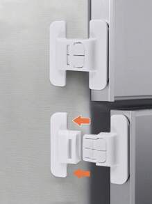 2/4/6pcs Children Safety Locks, Fridge Door, Drawer, Drinking Water Dispenser Anti-Open Lock, No Drilling Required, Convenient To Use, Widely Applicable, Baby Safety Anti-Open Lock