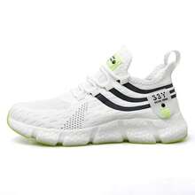 Zapatillas de Moda Transpirables para Mujeres Zapatos de Correr Cómodos Zapatos Casuales Unisex Tenis Masculino Zapatos Deportivos Ligeros - Verde - Ver 7