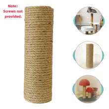 Tiragraffi per gatti, Albero per gatti, Accessori per telaio di arrampicata fai-da-te per gatti, Palo di sisal di ricambio, Colonna verticale, Tappetino per graffiare i gatti