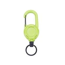 Tactical Retractable Keychain With Steel Wire Rope - Multi-Functional, Heavy-Duty Clip For Outdoor Camping & Hiking, Anti-Lost Lanyard With Badge & Id Card Holder.Christmas Presents