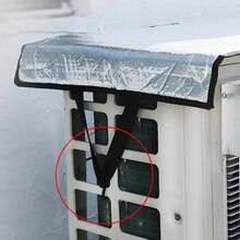 1/2/3pcs Air Conditioner Outdoor Unit Insulation Pad, Waterproof Sunshade Cover, Aluminum Foil Heat Insulation Sunscreen - Multicolor - View 9