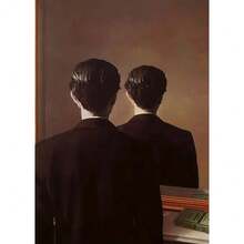 1pc/3pcs Wall Arts Posters Optional Frame Modern Surrealism Rene Magritte Classic Artwork Reproduction Posters And Print Canvas Painting Wall Art Picture For Living Room
