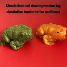 Simulation Toad Stress Relief Toy, Simulation Toad Creative Funny, Frog Pinch Fun, Toad Funny, Simulation Frog Toy, Stress Relief And Release Toy