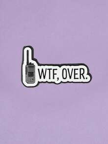 1PC' OVER 'Cartoon Phone Badge Unique Enamel Pin Suitable As A Gift For Friends - BR0002 - View 2