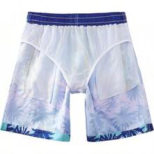 Kids Boys Swim Trunks Mesh Lining Water Resistant Beach Shorts 5-14 Years - Style 46 - View 3