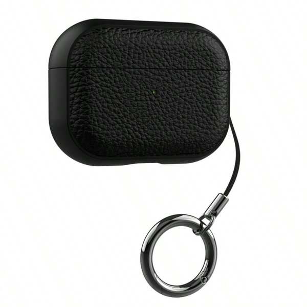 Luxury Litchi Skin Pattern Earphone Case For AirPods 1 2 3 Leather With Keychain Portable Soft Cover For AirPods Pro 2