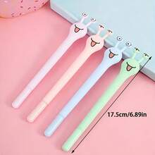 4pcs Cute Snail Pens With Removable Caps - Great For Classroom And Office Use, Party Favors, Halloween, Christmas, Random Colors - Multicolor - View 5
