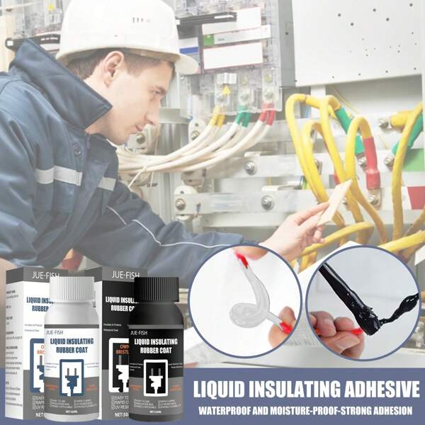 Cinta aislante líquida para placas de circuito impreso, adhesivo industrial resistente al calor y retardante de llama a prueba de agua para componentes electrónicos