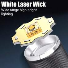 1pc Super Bright Flashlight | Spotlight/Floodlight Dual Modes Zoom + 3 Brightness Levels | Type-C Fast Charging + Real-Time Power Display | Waterproof Design | Ideal For Outdoor Adventure, Camping, Night Riding, Car, Home Emergency
