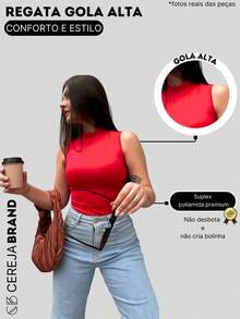 Women Tank Tops & Camis - Rojo - Ver 3