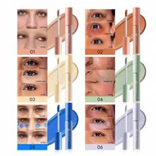 YOUNG VISION 6-Piece Set Of Colored Concealer And Color Correction, Refreshing And Hydrating, Adhering Well, Long-Lasting And Not Easy To Come Off, Foundation Liquid, Natural Makeup Effect, Facial Makeup Set - Nhiều màu - Xem 8