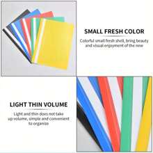 5pcs A4 File Folders, Presentation Folders, A4 Report & Document Folders,Back To School,School Supplies
