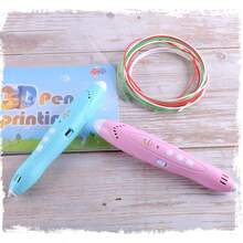 DIY 3D Printing Pen Kit, Low Temperature PCL Filament, Handmade 3D Painting Tool, Educational Toy For Students, Girls, Children, Christmas Gift (Scissors, Filament & Accessories In Random Colors)