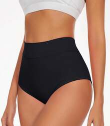 Women's Booty Shorts-High Waist V Back Yoga Shorts- Spandex Dance Hot Pants Butt Lifting Rave Bottoms - Màu xanh lam - Xem 8