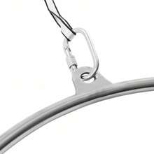 TFCFL 90cm Aerial Lyra Hoop Gymnastic Equipment Lifting Ring Yoga Ring Dance Stainless 350Kg - Silver - View 5