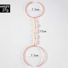 Gold Upper Arm Cuff Bracelet Layered Leaf Tassel Cuff Bangle Adjustable Open Arm Cuff Vintage Multi Leaves Arm Chain African Armlet Armband Jewelry For Women - goldshell - View 4