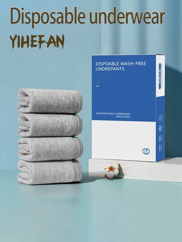 5/10pcs Disposable Men's Brief Box, Sterilization Free Travel, Boxing, Daily Home Use, Disposable Triangular Underwear
