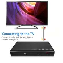 Reproductor de DVD multizona, calidad HD 1080p con salida AV, lector de DVD directo USB con función de corrección de errores inteligente, reproduce todos los formatos y regiones, sistema estéreo reproductor de CD. Incluye control remoto, apropiado para el hogar - Negro - Ver 3